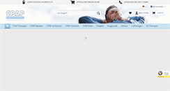 Desktop Screenshot of cpap-shop.de