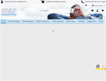 Tablet Screenshot of cpap-shop.de